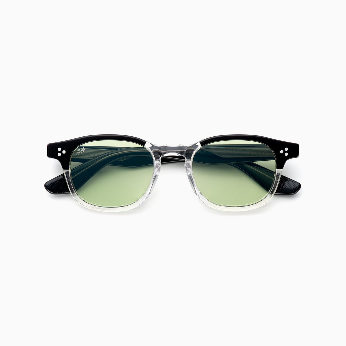 Black & Clear / Lt Green
