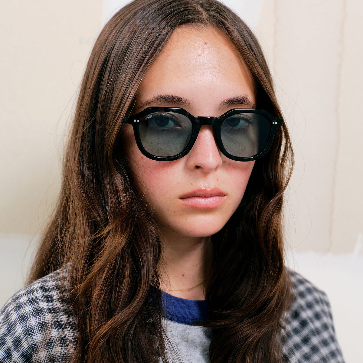 Black Speck Tortoise / Lt Cool Green