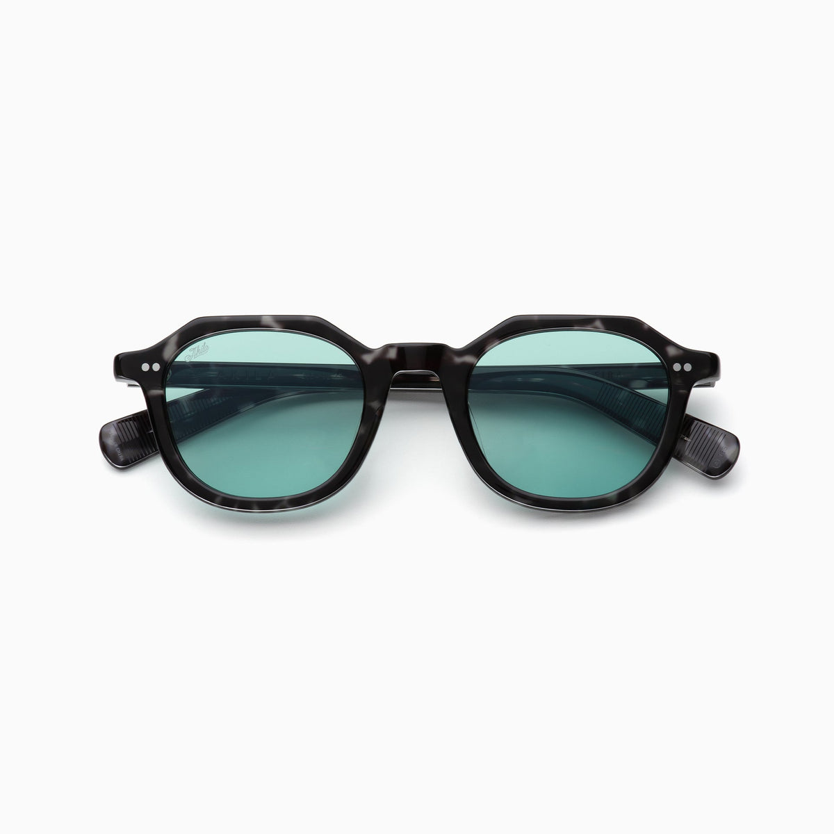 Black Speck Tortoise / Lt Cool Green