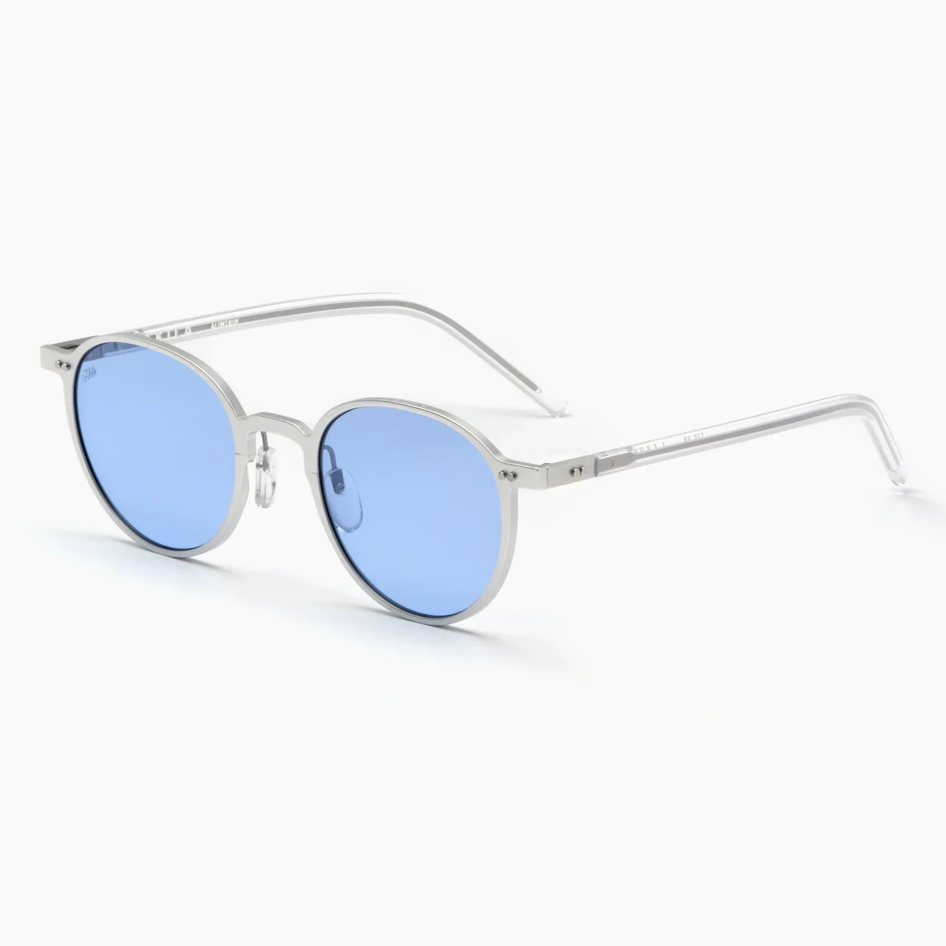 Silver / Blue