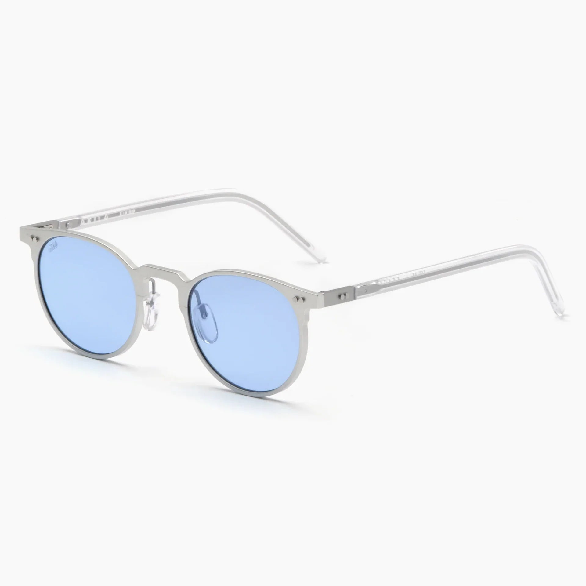 Silver / Blue