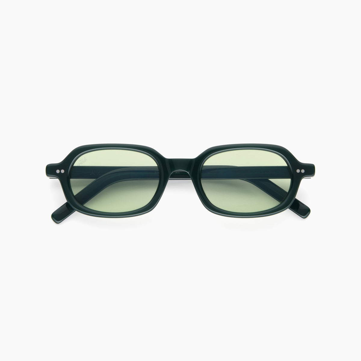 Obsidian / Lt Green