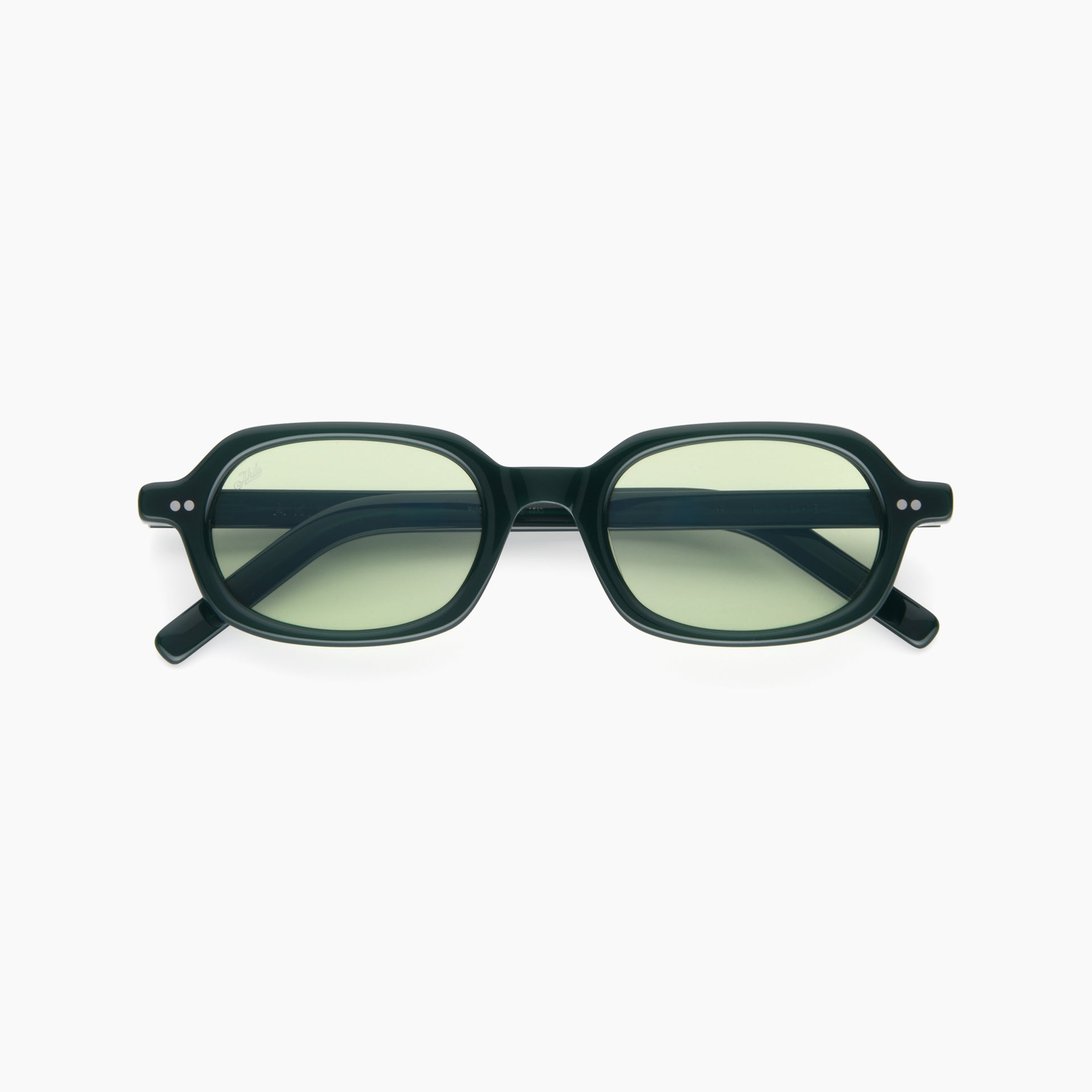 Obsidian / Lt Green