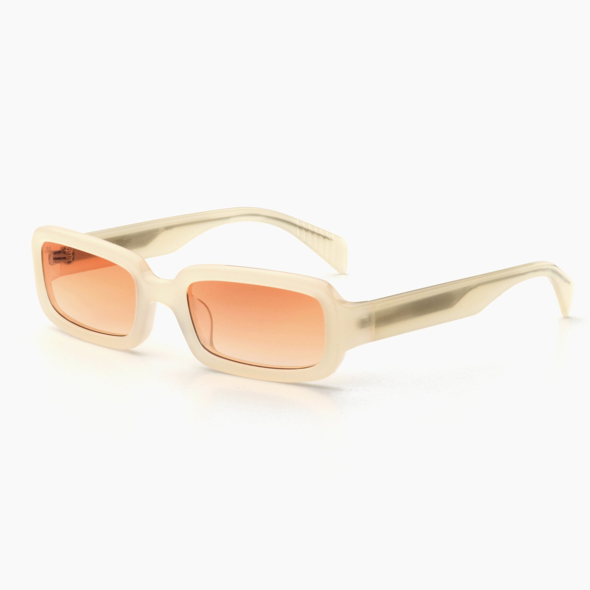 Oyster White / Orange Gradient