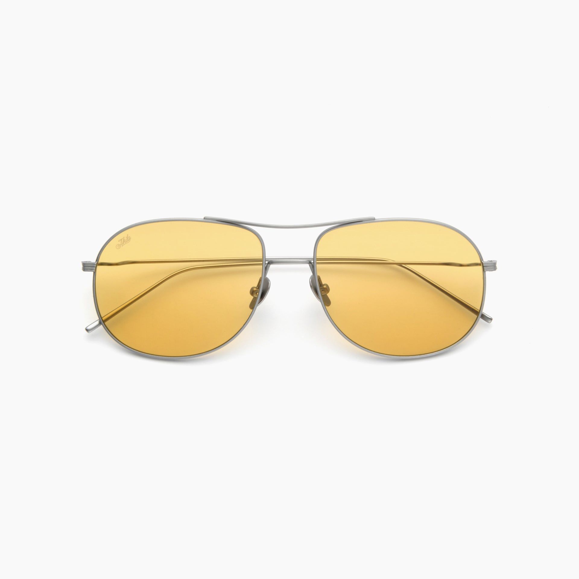 Brushed Silver / Yellow