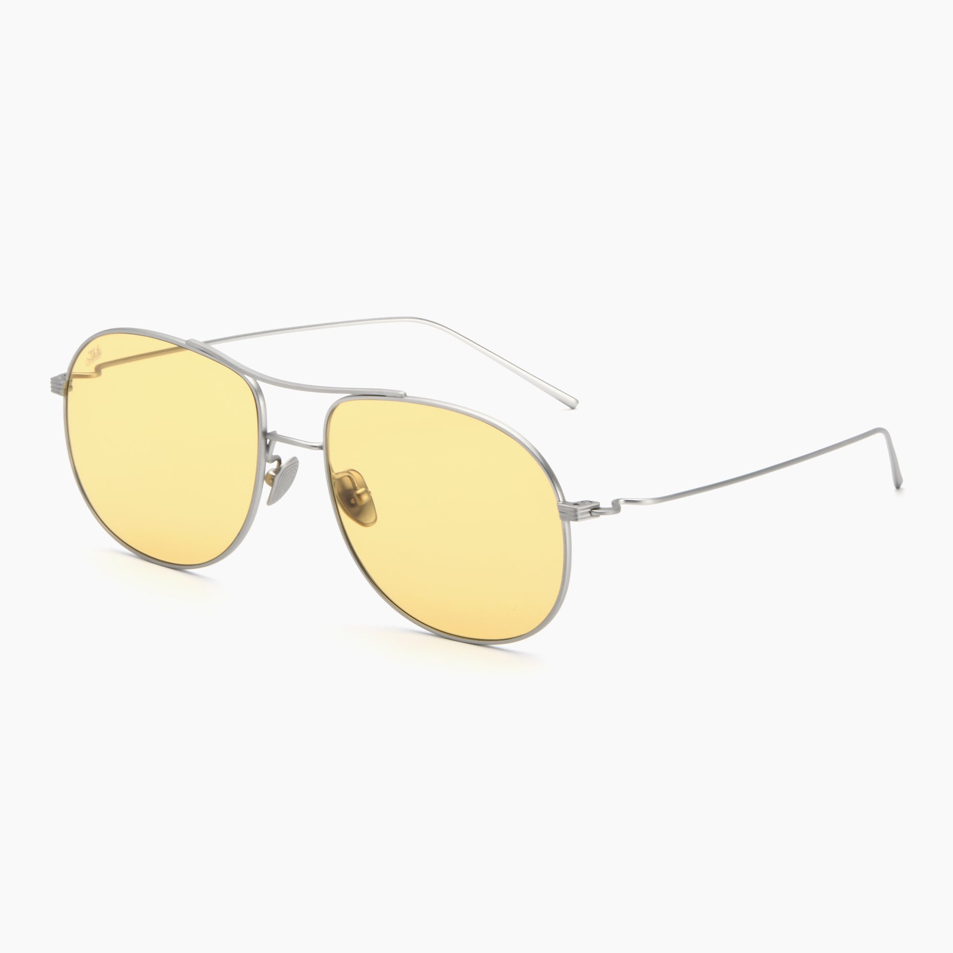 Brushed Silver / Yellow