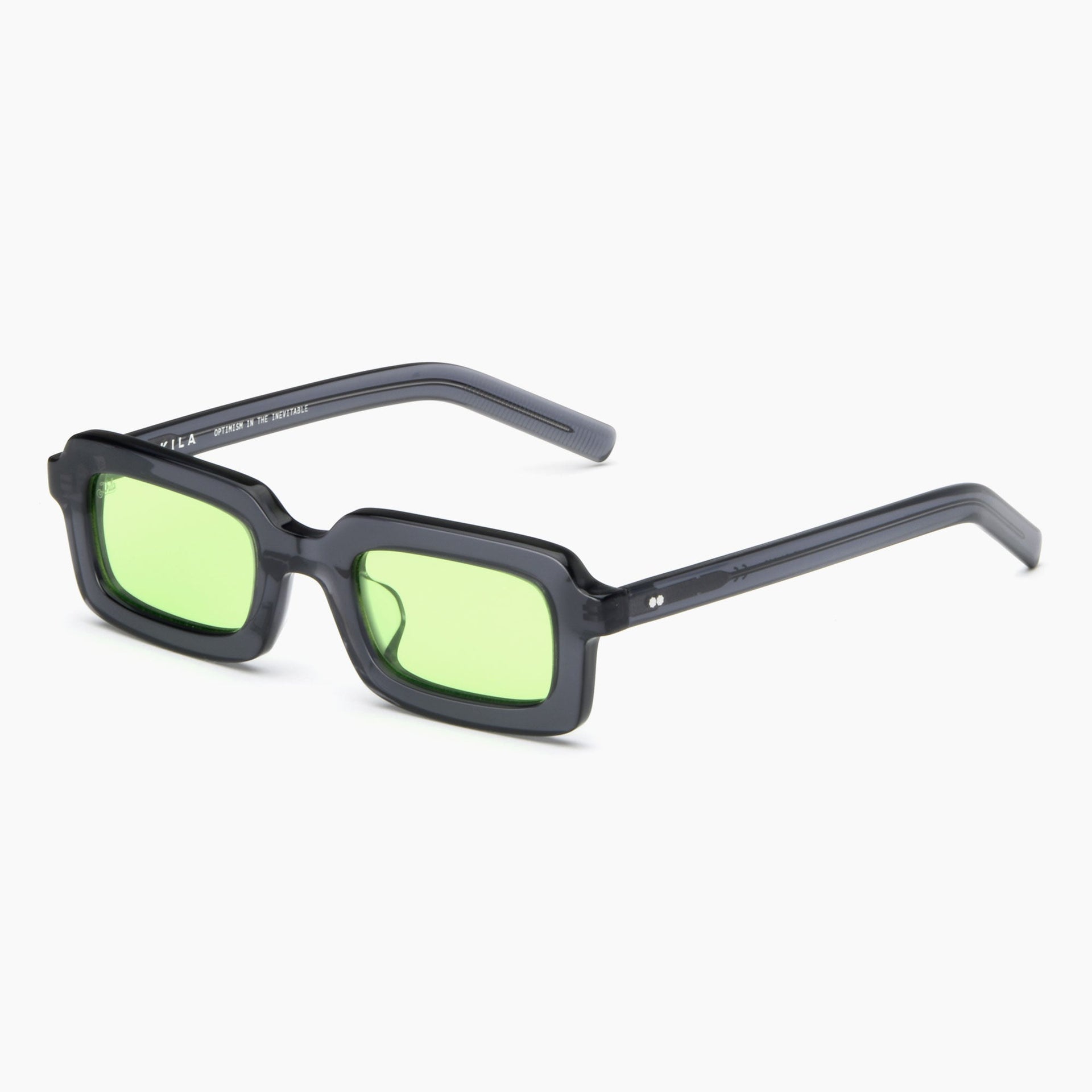 Grey / Apple Green