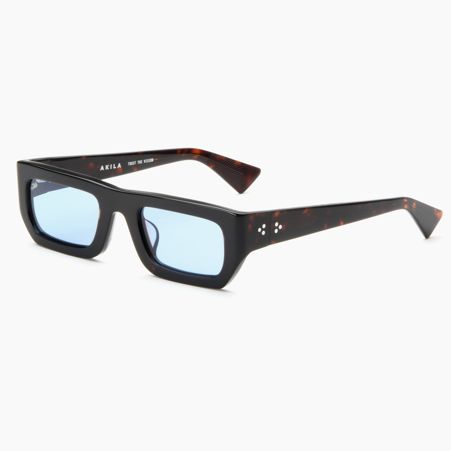 Dark Tortoise / Blue